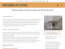 Tablet Screenshot of maurobandeira.com
